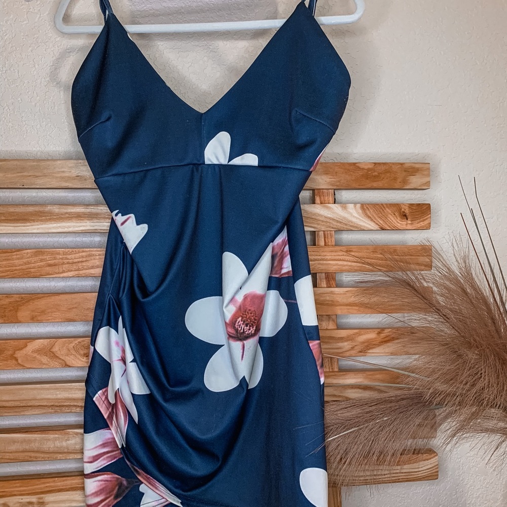 Floral Mini Bodycon Dress